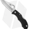 Spyderco Ladybug 3 Knife Black FRN (1.94" Satin) LBKP3 -Spyderco Sales Spyderco Ladybug 3 Black Plain LBKP3 BHQ 6344 jr 2