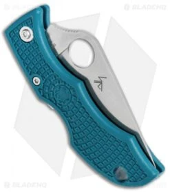 Spyderco Ladybug Lockback Knife Blue FRN (1.94" Satin K390) LFP3K390 8 Spyderco Ladybug Lockback Knife Blue FRN (1.94" Satin K390) LFP3K390 -Spyderco Sales Spyderco Ladybug LB Blue FRN Satin LFP3K390 BHQ 106206 jr side