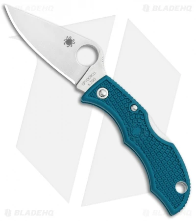 Spyderco Ladybug Lockback Knife Blue FRN (1.94" Satin K390) LFP3K390 3 Spyderco Ladybug Lockback Knife Blue FRN (1.94" Satin K390) LFP3K390