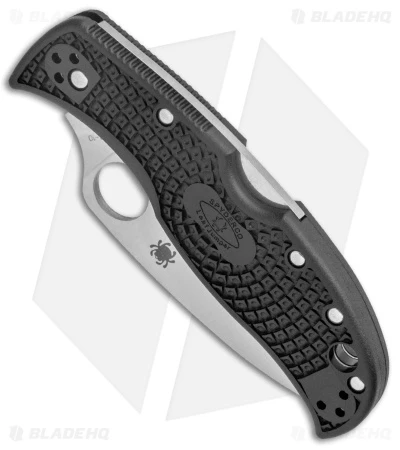 Spyderco LeafJumper Lock Back Knife Black FRN (3" Satin VG10) C262PBK 4 Spyderco LeafJumper Lock Back Knife Black FRN (3" Satin VG10) C262PBK - Image 2