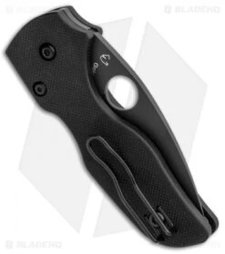 Spyderco Lil' Native Compression Lock Knife Black G-10 (2.5" Black) C230GPBBK -Spyderco Sales Spyderco Lil Native Compression Lock Black G 10 Black C230GPBBK BHQ 81520 jr side