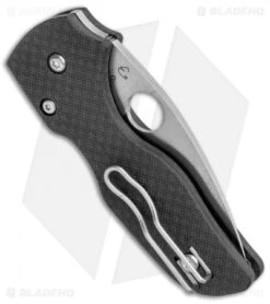 Spyderco Lil' Native Compression Lock Knife Carbon Fiber (2.5" Satin S90V) -Spyderco Sales Spyderco Lil Native Compression Lock CF Satin C230CF90VP BHQ 112413 jr side