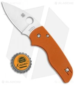 Spyderco Lil' Native Compression Lock Knife Orange G-10 (2.5" Satin) C230GPBORE 9 Spyderco Lil' Native Compression Lock Knife Orange G-10 (2.5" Satin) C230GPBORE -Spyderco Sales Spyderco Lil Native Compression Lock Orange G 10 Satin C230GPBORE BHQ 106191 jr bottlecap
