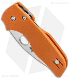 Spyderco Lil' Native Compression Lock Knife Orange G-10 (2.5" Satin) C230GPBORE 7 Spyderco Lil' Native Compression Lock Knife Orange G-10 (2.5" Satin) C230GPBORE -Spyderco Sales Spyderco Lil Native Compression Lock Orange G 10 Satin C230GPBORE BHQ 106191 jr spine