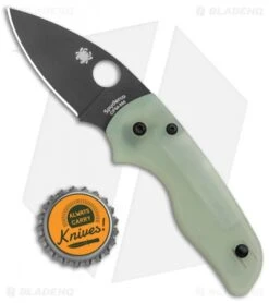 Spyderco M4 Lil' Native Compression Lock Knife Natural G-10 (2.4" Black) -Spyderco Sales Spyderco Lil Native M4 Exclusive Compression Lock Natural G 10 Black C230GM4PBK BHQ 99213 jr bottlecap