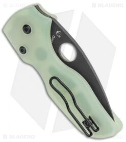 Spyderco M4 Lil' Native Compression Lock Knife Natural G-10 (2.4" Black) -Spyderco Sales Spyderco Lil Native M4 Exclusive Compression Lock Natural G 10 Black C230GM4PBK BHQ 99213 jr side