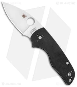 Spyderco Lil' Native Slip Joint Knife Black G-10 (2.4" Satin) C230NLGP