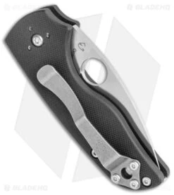 Spyderco Lil' Native Slip Joint Knife Black G-10 (2.4" Satin) C230NLGP -Spyderco Sales Spyderco Lil Native SJ Black G 10 Satin BHQ 121039 jr side