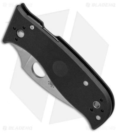 Spyderco Lil' Temperance 3 Compression Lock Knife Black G10 (2.9" Satin) C69GP3 4 Spyderco Lil' Temperance 3 Compression Lock Knife Black G10 (2.9" Satin) C69GP3 - Image 2
