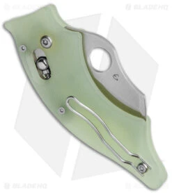 Spyderco M4 Exclusive Dodo Knife Natural G-10 (2" Satin Full Serr) C80GM4S 8 Spyderco M4 Exclusive Dodo Knife Natural G-10 (2" Satin Full Serr) C80GM4S -Spyderco Sales Spyderco M4 Dodo Knife Natural G 10 Satin Full Serr BHQ 112205 jr side