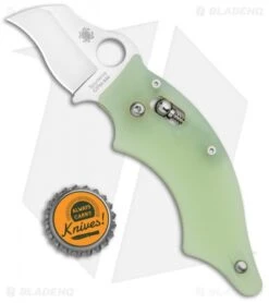 Spyderco M4 Dodo Knife Natural G-10 (2.06" Satin) C80GM4P Exclusive -Spyderco Sales Spyderco M4 Dodo Natural G 10 Satin C80GM4P BHQ 89754 jr bottlecap