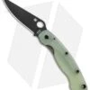 Spyderco M4 Military Knife Natural G-10 (4" Black) C36GM4PBK Exclusive -Spyderco Sales Spyderco M4 Military Natural G 10 Black C36GM4PBK BHQ 86311 jr 2