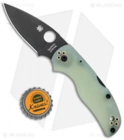 Spyderco M4 Native 5 Lockback Knife Natural G-10 (3" Black) C41GM4PBK5 Exclusive -Spyderco Sales Spyderco M4 Native 5 LB Natural G 10 Black C41GM4PBK5 BHQ 88442 jr bottlecap 2