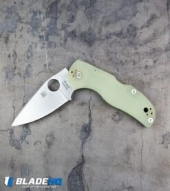 Spyderco M4 Native 5 Lockback Knife Natural G-10 (3" Satin) C41GM4P5 Exclusive -Spyderco Sales Spyderco M4 Native 5 Lockback Knife Natural G 10 C41GM4P5 Exclusive BHQ71822 kp steel 3 4 open web