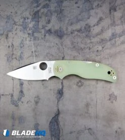 Spyderco M4 Native 5 Lockback Knife Natural G-10 (3" Satin) C41GM4P5 Exclusive -Spyderco Sales Spyderco M4 Native 5 Lockback Knife Natural G 10 C41GM4P5 Exclusive BHQ71822 kp steel web