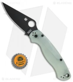 Spyderco M4 Paramilitary 2 Knife Natural G-10 (3.4" Black) C81GM4BKP2 Exclusive -Spyderco Sales Spyderco M4 Paramilitary 2 Natural G 10 Black C81GM4BKP2 BHQ 71568 jr bottlecap