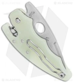 Spyderco Exclusive M4 Poliwog Ball Lock Knife Natural G-10 (2.3" Satin) -Spyderco Sales Spyderco M4 Poliwog Natural G 10 C98GM4P BHQ 103847 jr side