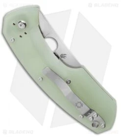 Spyderco Anso Rock Lobster Liner Lock Knife Natural G-10 (3.75" Satin CPM-M4) -Spyderco Sales Spyderco M4 Rock Lobster Knife Natural G 10 3.75 Satin C126GM4P Anso LS Side