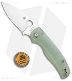 Spyderco M4 Shaman Compression Lock Knife Natural G-10 (3.6" Satin) C229GM4P -Spyderco Sales Spyderco M4 Shaman Compression Lock Natural G 10 Satin C229GM4P BHQ 91408 jr bottlecap