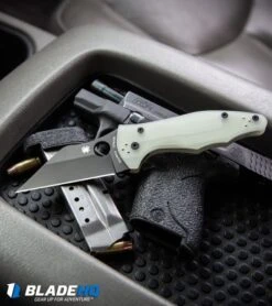 Spyderco M4 Yojimbo 2 Knife Natural G-10 (3.125" Black) C85GM4PBK2 -Spyderco Sales Spyderco M4 Yojimbo 2 Knife Natural G 10 Black C85GM4PBK2 BHQ 91388 kp inside truck pistol web