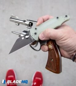 Spyderco M4 Yojimbo 2 Knife Natural G-10 (3.125" Black) C85GM4PBK2 -Spyderco Sales Spyderco M4 Yojimbo 2 Knife Natural G 10 Black C85GM4PBK2 BHQ 91388 kp revolver web