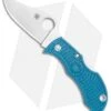 Spyderco ManBug Lightweight Blue FRN Pocket Knife (1.95" Satin K390) MFPK390 2 Spyderco ManBug Lightweight Blue FRN Pocket Knife (1.95" Satin K390) MFPK390 -Spyderco Sales Spyderco ManBug Lightweight Blue FRN Pocket Knife 1.95 Satin K390 MFPK390 BHQ 112408 LS