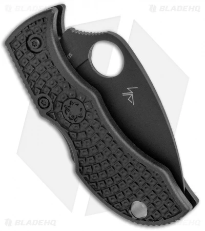Spyderco ManBug Wharncliffe Lightweight Black FRN Knife (1.95" Black) MBKWPBK 5 Spyderco ManBug Wharncliffe Lightweight Black FRN Knife (1.95" Black) MBKWPBK - Image 3