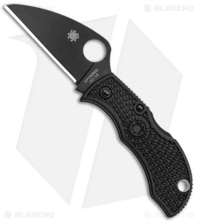 Spyderco ManBug Wharncliffe Lightweight Black FRN Knife (1.95" Black) MBKWPBK 3 Spyderco ManBug Wharncliffe Lightweight Black FRN Knife (1.95" Black) MBKWPBK