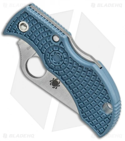 Spyderco Manbug Sprint Run Lockback Knife Blue FRN (1.95" Satin V-Toku2) MBBLPE 4 Spyderco Manbug Sprint Run Lockback Knife Blue FRN (1.95" Satin V-Toku2) MBBLPE - Image 2