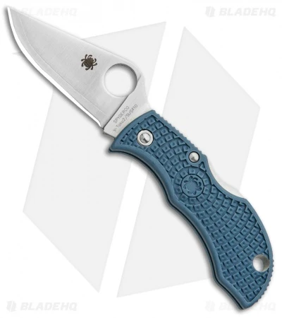 Spyderco Manbug Sprint Run Lockback Knife Blue FRN (1.95" Satin V-Toku2) MBBLPE 3 Spyderco Manbug Sprint Run Lockback Knife Blue FRN (1.95" Satin V-Toku2) MBBLPE