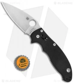 Spyderco Manix 2 Knife Black G-10 83mm (3.375" Matte Satin) C101GP2 10 Spyderco Manix 2 Knife Black G-10 83mm (3.375" Matte Satin) C101GP2 -Spyderco Sales Spyderco Manix 2 Black G 10 Matte Satin C101GP2 BHQ 4387 jr bottlecap