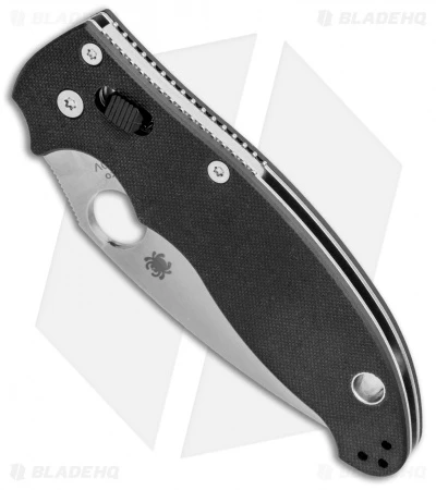 Spyderco Manix 2 Knife Black G-10 83mm (3.375" Matte Satin) C101GP2 4 Spyderco Manix 2 Knife Black G-10 83mm (3.375" Matte Satin) C101GP2 - Image 2