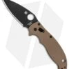 Spyderco Manix 2 Folding Knife Brown G-10 (3.375" Black M390) C101GPBNBK2 -Spyderco Sales Spyderco Manix 2 Brown G 10 Black C101GPBNBK2 BHQ 93666 jr 3