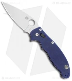 Spyderco Manix 2 Knife Dark Blue G-10 (3.37" CPM-S110V) C101GPDBL2
