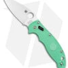 Spyderco Manix 2 M4 Lightweight Knife Mint Green (3.37" Satin) C101PJGR2 -Spyderco Sales Spyderco Manix 2 M4 Lightweight Knife Mint Green Satin C101PJGR2 BHQ 180238 kc