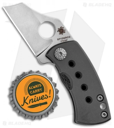Spyderco McBee Frame Lock Knife Titanium (1.5" Stonewash) C236TIP McNees 6 Spyderco McBee Frame Lock Knife Titanium (1.5" Stonewash) C236TIP McNees - Image 4