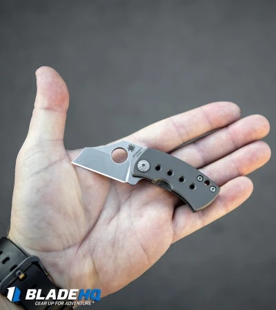 Spyderco McBee Frame Lock Knife Titanium (1.5" Stonewash) C236TIP McNees 7 Spyderco McBee Frame Lock Knife Titanium (1.5" Stonewash) C236TIP McNees - Image 5