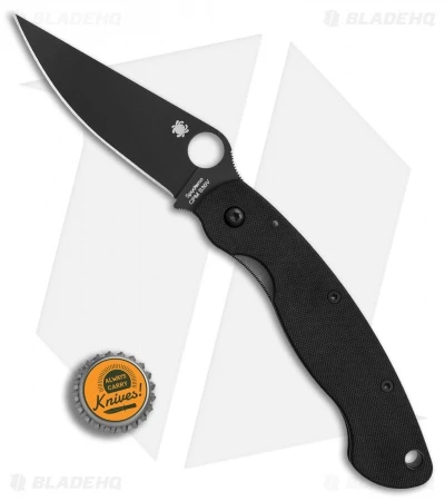 Spyderco Military Knife Black G-10 (4" Black S30V) C36GPBK 6 Spyderco Military Knife Black G-10 (4" Black S30V) C36GPBK - Image 4