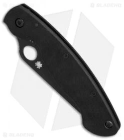 Spyderco Military Knife Black G-10 (4" Black S30V) C36GPBK 8 Spyderco Military Knife Black G-10 (4" Black S30V) C36GPBK -Spyderco Sales Spyderco Military Black G10 black BHQ 3514 er spine