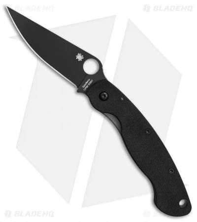 Spyderco Military Knife Black G-10 (4" Black S30V) C36GPBK 3 Spyderco Military Knife Black G-10 (4" Black S30V) C36GPBK