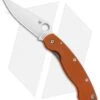 Spyderco Military Sprint Run Knife Burnt Orange G-10 (4" Satin Rex 45) C36GPBORE -Spyderco Sales Spyderco Military Sprint Run Burnt Orange G 10 Satin Rex C36GPBORE BHQ 85479 jr
