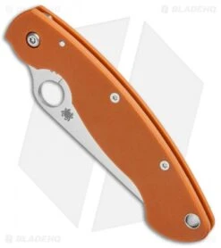 Spyderco Military Sprint Run Knife Burnt Orange G-10 (4" Satin Rex 45) C36GPBORE -Spyderco Sales Spyderco Military Sprint Run Burnt Orange G 10 Satin Rex C36GPBORE BHQ 85479 jr spine