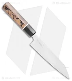 Spyderco Murray Carter Itamae - Funayuki Chef Knife (6.375" Satin) K16GPBNBK -Spyderco Sales Spyderco Murray Carter Itamae Funayuki K16GPBNBK BHQ 107955 jr spine