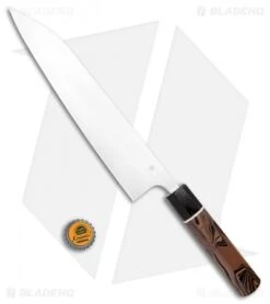 Spyderco Murray Carter Itamae - Gyuto Chef Knife (10.125" Satin) K19GPBNBK -Spyderco Sales Spyderco Murray Carter Itamae Gyuto Satin K19GPBNBK BHQ 107958 jr bottlecap