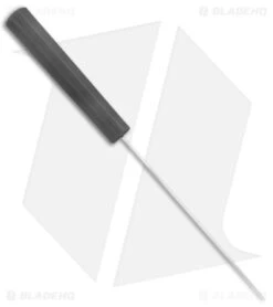 Spyderco Murray Carter Minarai 6" Funayuki Utility Kitchen Knife Black K16PBK -Spyderco Sales Spyderco Murray Carter Minarai 6in Funayuki Utilityi Kitchen Knife Black Satin BHQ 139726 jr top