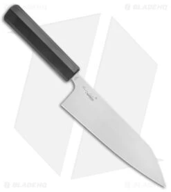 Spyderco Sales -Spyderco Sales Spyderco Murray Carter Minarai 8in Bunka Bocho Kitchen Knife Black Satin BHQ 139728 jr spine
