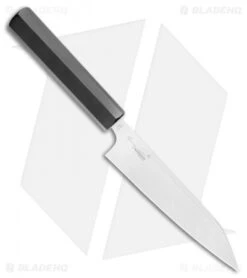 Spyderco Murray Carter Wakiita - Funayuki Chef Knife (6.375" Satin) K16GP -Spyderco Sales Spyderco Murray Carter Wakiita Funayuki Chefs Knife Satin K16GP BHQ 107960 jr spine