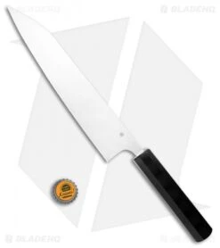 Spyderco Murray Carter Wakiita - Gyuto Chef Knife (10.125" Satin) K19GPBNBK -Spyderco Sales Spyderco Murray Carter Wakiita Gyuto Satin K19GP BHQ 107963 jr bottlecap
