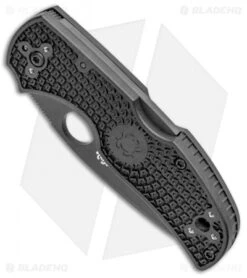 Spyderco Native 5 Lightweight Lockback Knife Black FRN (3" Black) C41PBBK5 -Spyderco Sales Spyderco Native 5 Lightweight LB Black FRN Black C41PBBK5 BHQ 85186 jr spine