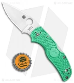 Spyderco Native 5 Exclusive M4 LW Lockback Knife Mint Green FRN (3" Satin) 11 Spyderco Native 5 Exclusive M4 LW Lockback Knife Mint Green FRN (3" Satin) -Spyderco Sales Spyderco Native 5 Lightweight Lockback Knife Mint FRN 3in Satin C41PJGR5 BHQ 137717 td size jr